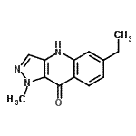 CAS#: 499790-76-0, 6-Ethyl-1-Methyl-1,4-Dihydro-9H-Pyrazolo[4,3-b]Quinolin-9-One