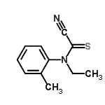 CAS 登录号：4999-68-2， 1-[(氰基硫代甲酰)(乙基)氨基]-2-甲基苯