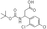 CAS 登录号：499995-81-2， 3-(2,4-二氯苯基)-3-({[(2-甲基-2-丙基)氧基]羰基}氨基)丙酸