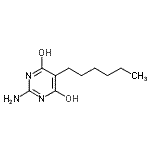 CAS 登录号：500161-29-5， 2-氨基-5-己基-6-羟基-4(1H)-嘧啶酮