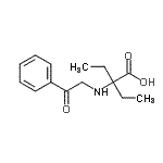 CAS 登录号：500291-03-2， 2-乙基-2-[(2-氧代-2-苯基乙基)氨基]丁酸