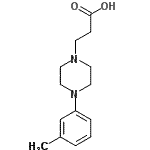 CAS#: 500294-64-4, 3-[4-(3-Methylphenyl)-1-Piperazinyl]Propanoic Acid