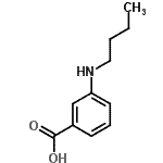CAS 登录号：500347-84-2， 3-(丁基氨基)苯甲酸