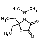 CAS 登录号：500360-25-8， 3-(二甲基氨基)-2,2-二乙基-1,3-恶唑烷-4,5-二酮