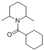 CAS 登录号：5005-28-7， 1-(环己基羰基)-2,6-二甲基哌啶