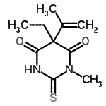CAS#: 500549-69-9, 5-Ethyl-5-Isopropenyl-1-Methyl-2-Thioxodihydro-4,6(1H,5H)-Pyrimidinedione
