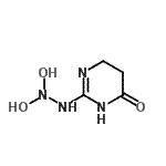 CAS 登录号：500594-63-8， 2-(2,2-二羟基肼基)-5,6-二氢-4(3H)-嘧啶酮