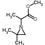 CAS#: 500797-10-4, Methyl 2-(2,2-Dimethyl-1-Aziridinyl)Propanoate