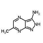 CAS#: 500869-45-4, 6-Methyl-2H-Pyrazolo[3,4-b]Pyrazin-3-Amine