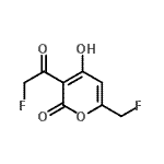 CAS 登录号：501124-24-9， 3-(氟乙酰基)-6-(氟甲基)-4-羟基-2H-吡喃-2-酮