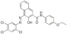 CAS 登录号：5012-29-3， N-(4-乙氧基苯基)-3-羟基-4-[(2,4,5-三氯苯基)偶氮]萘-2-甲酰胺