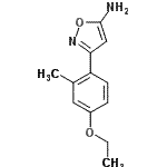 CAS 登录号：501325-98-0， 3-(4-乙氧基-2-甲基苯基)-1,2-恶唑-5-胺