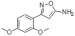 CAS 登录号：501326-00-7， 3-(2,4-二甲氧基苯基)-1,2-恶唑-5-胺