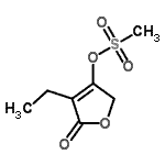 CAS#: 501653-16-3, 4-Ethyl-5-Oxo-2,5-Dihydro-3-Furanyl Methanesulfonate