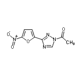 CAS#: 5019-61-4, 1-[3-(5-Nitro-2-Furyl)-1H-1,2,4-Triazol-1-Yl]Ethanone
