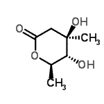 CAS#: 501951-34-4, (4R,5R,6R)-4,5-Dihydroxy-4,6-Dimethyltetrahydro-2H-Pyran-2-One