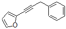 CAS 登录号：502-22-7， 2-(3-苯基丙-1-炔基)呋喃