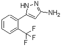 CAS 登录号：502133-02-0， 5-[2-(三氟甲基)苯基]-1H-吡唑-3-胺