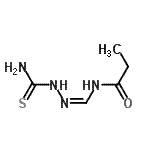 CAS 登录号：502182-38-9， N-[(E)-(2-硫代氨基甲酰肼基)亚甲基]丙酰胺