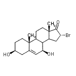 CAS#: 502848-93-3, (3beta,7beta,8xi,9xi,14xi,16alpha)-16-Bromo-3,7-Dihydroxyandrost-5-En-17-One