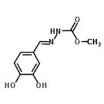 CAS 登录号：502898-98-8， 甲基(2E)-2-(3,4-二羟基苄亚基)肼羧酸酯