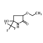 CAS#: 503111-24-8, 3-Ethoxy-5-Hydroxy-5-(Trifluoromethyl)-2-Pyrrolidinone