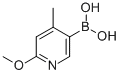CAS 登录号：503184-35-8， 2-甲氧基-4-甲基-吡啶-5-硼酸