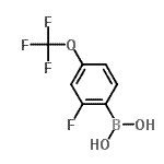 CAS 登录号：503309-10-2， [2-氟-4-(三氟甲氧基)苯基]硼酸