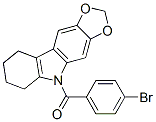 CAS#: 50332-23-5, 5-(4-Bromobenzoyl)-6,7,8,9-Tetrahydro-5H-1,3-Dioxolo[4,5-b]Carbazole