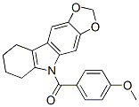 CAS#: 50332-26-8, 5-(p-Anisoyl)-6,7,8,9-Tetrahydro-5H-1,3-Dioxolo[4,5-b]Carbazole