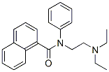 CAS 登录号：50341-66-7， N-[2-(二乙基氨基)乙基]-N-苯基-1-萘甲酰胺
