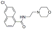 CAS 登录号：50341-95-2， 6-氯-N-(2-吗啉基乙基)-1-萘甲酰胺