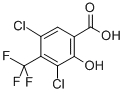 CAS#: 50343-81-2, 3,5-Dichloro-2-Hydroxy-4-(Trifluoromethyl)Benzoic Acid