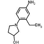CAS#: 503457-34-9, 1-(4-Amino-2-Ethylphenyl)-3-Pyrrolidinol
