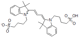 CAS 登录号:50354-01-3, 吲哚单羰花青