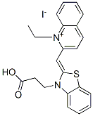 CAS#: 50378-82-0, 2-[[3-(2-Carboxyethyl)-3H-Benzothiazol-2-Ylidene]Methyl]-1-Ethylquinolinium Iodide