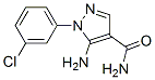 CAS 登录号：50427-78-6， 5-氨基-1-(3-氯苯基)-1H-吡唑-4-甲酰胺