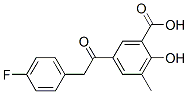 CAS#: 50439-08-2, 5-[(4-Fluorophenyl)Acetyl]-2-Hydroxy-3-Methylbenzoic Acid