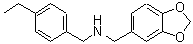 CAS#: 504432-21-7, 1-(1,3-Benzodioxol-5-Yl)-N-(4-Ethylbenzyl)Methanamine