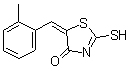 CAS#: 50459-52-4, (5E)-5-(2-Methylbenzylidene)-2-Sulfanyl-1,3-Thiazol-4(5H)-One