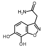 CAS#: 50471-15-3, 2-(6,7-Dihydroxy-1,2-Benzoxazol-3-Yl)Acetamide