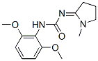 CAS 登录号:50529-09-4, 1-(2,6-二甲氧基苯基)-3-(1-甲基吡咯烷-2-亚基)脲