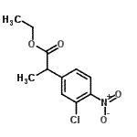CAS#: 50537-08-1, Ethyl 2-(3-Chloro-4-Nitrophenyl)Propanoate