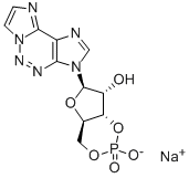 CAS 登录号:50663-90-6, 2-氮杂-1,N6-乙烯腺苷-3',5'-环单磷酸酯钠盐