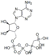 CAS#: 50676-82-9, Adenosine 5'-(hydrogen((hydroxy((hydroxy(phosphonooxy)phosphinyl)oxy)phosphinyl)methyl)phosphonate)