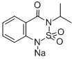 CAS#: 50723-80-3, 3-Isopropyl-1H-2,1,3-Benzothiadiazin-4(3H)-One 2,2-Dioxide, Sodium Salt