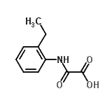 CAS 登录号：50740-38-0， [(2-乙基苯基)氨基](氧代)乙酸