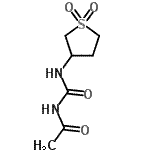 CAS 登录号：507456-13-5， N-[(1,1-二氧代四氢-3-噻吩基)氨基甲酰]乙酰胺