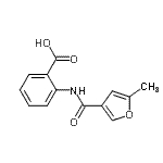 CAS 登录号：507463-78-7， 2-[(5-甲基-3-糠酰)氨基]苯甲酸