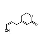 CAS#: 507470-46-4, 4-[(2Z)-2-Buten-1-Yl]-5,6-Dihydro-2H-Pyran-2-One